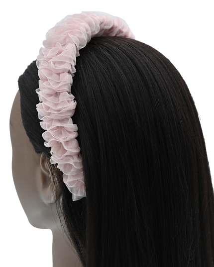 Multicolored Tulle Ruffle Headband