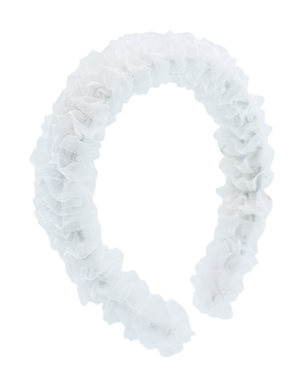 Multicolored Tulle Ruffle Headband