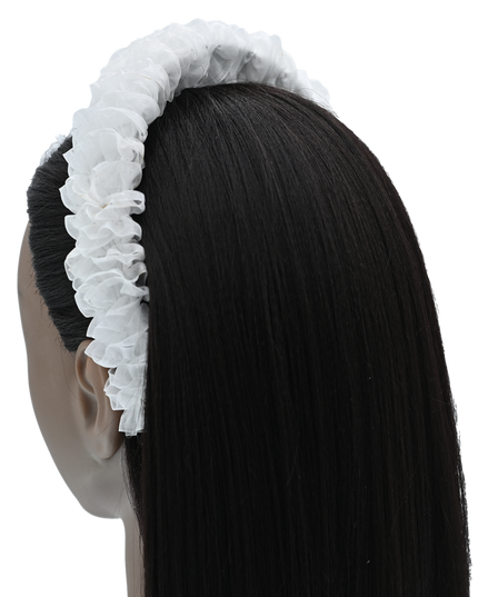 Multicolored Tulle Ruffle Headband