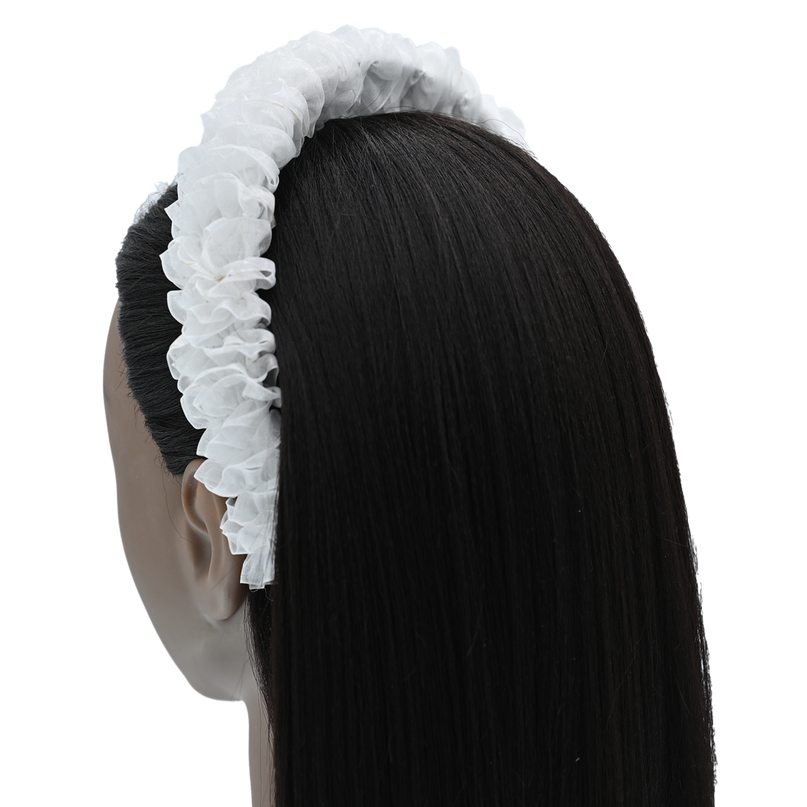 Multicolored Tulle Ruffle Headband