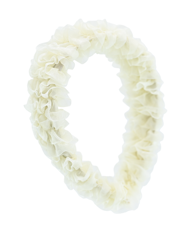 Multicolored Tulle Ruffle Headband