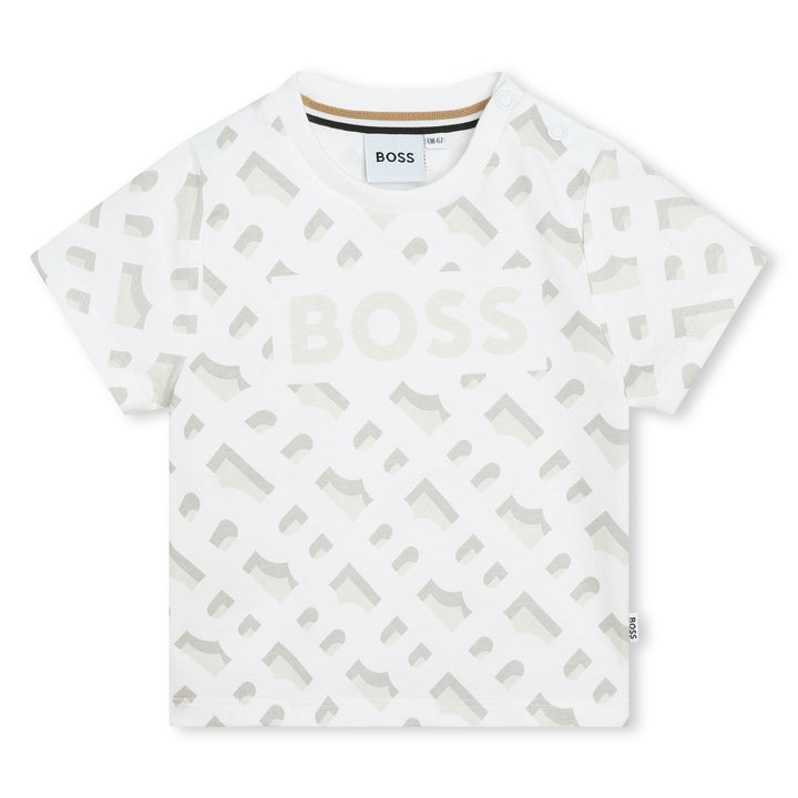 boss-j50607-10p-bb-White Logo T-Shirt