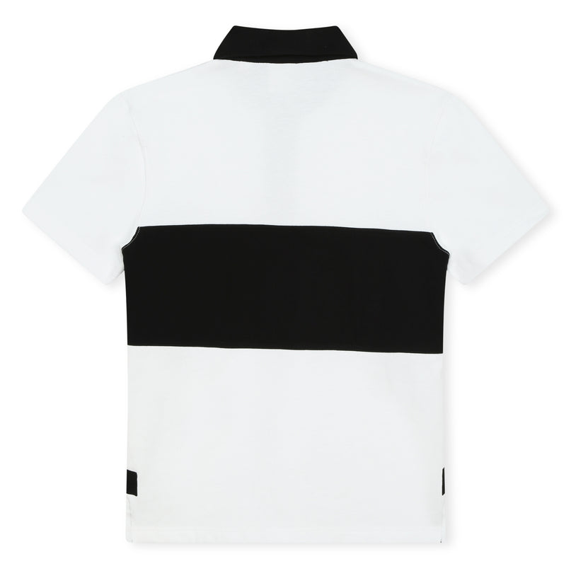 givenchy-h30130-10p-kb-White Cotton Rugby Shirt
