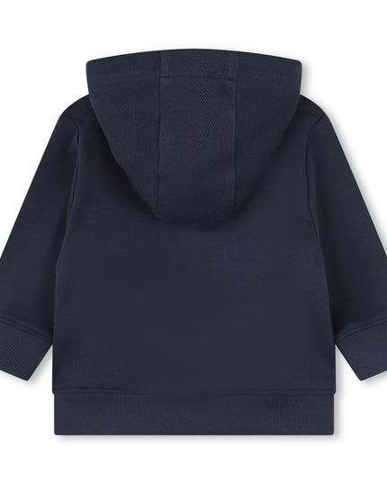 Navy Side Stripe Logo Tracksuit