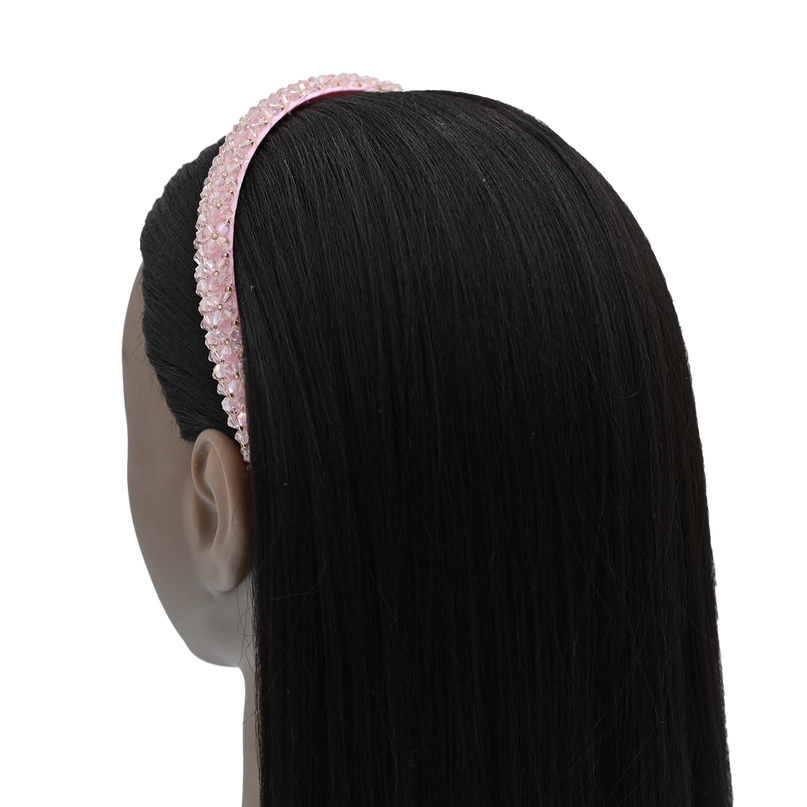 Multicolored Crosscut Gemstone Headband