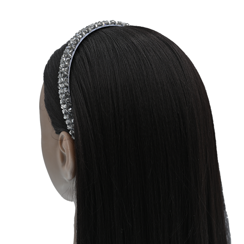Multicolored Crosscut Gemstone Headband
