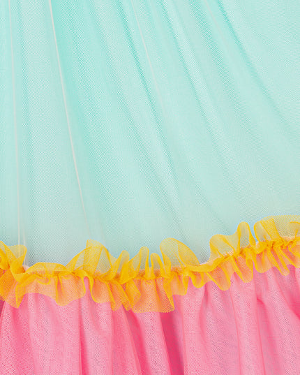 billieblush-u20160-74a-kg-Multi-Colored Tulle Dress