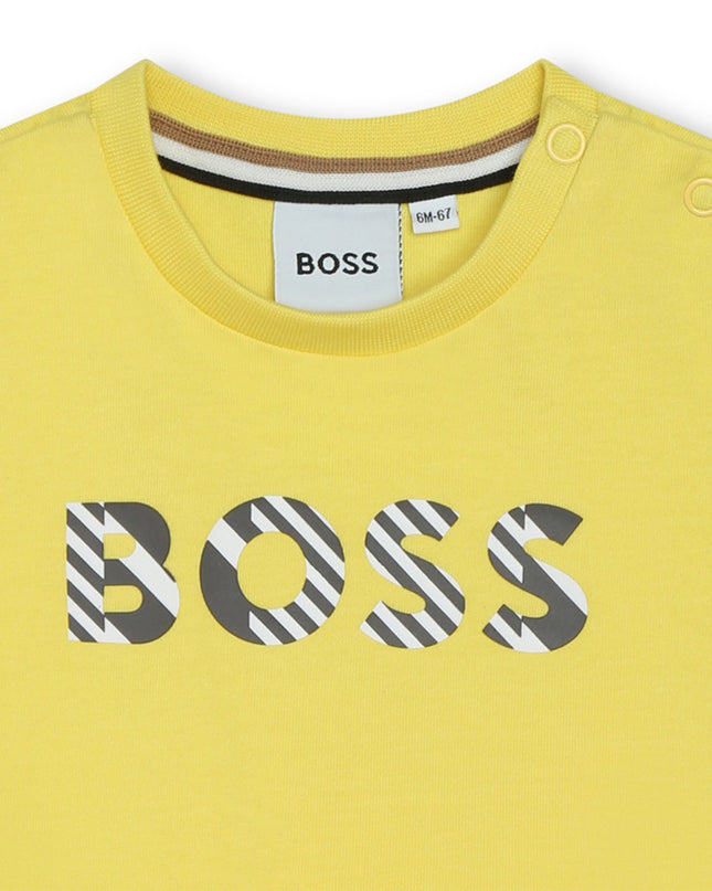 boss-j50609-508-bb-Yellow Logo T-Shirt