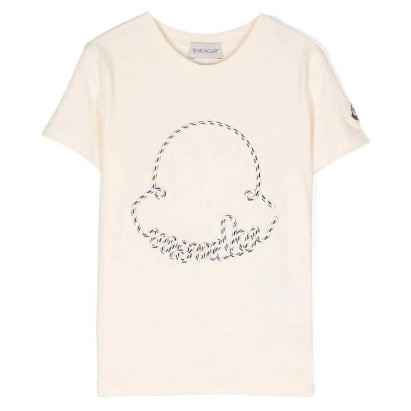 moncler-j1-954-8c000-28-83907-050-Cream Logo T-Shirt