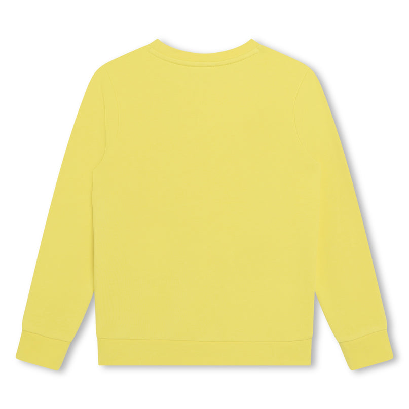 boss-j50713-508-Yellow Logo Sweatshirt