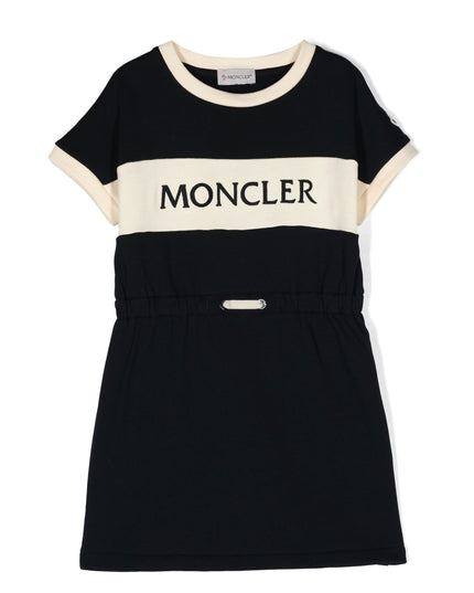 moncler-j1-954-8i000-05-809ag-f70-Navy Logo Dress