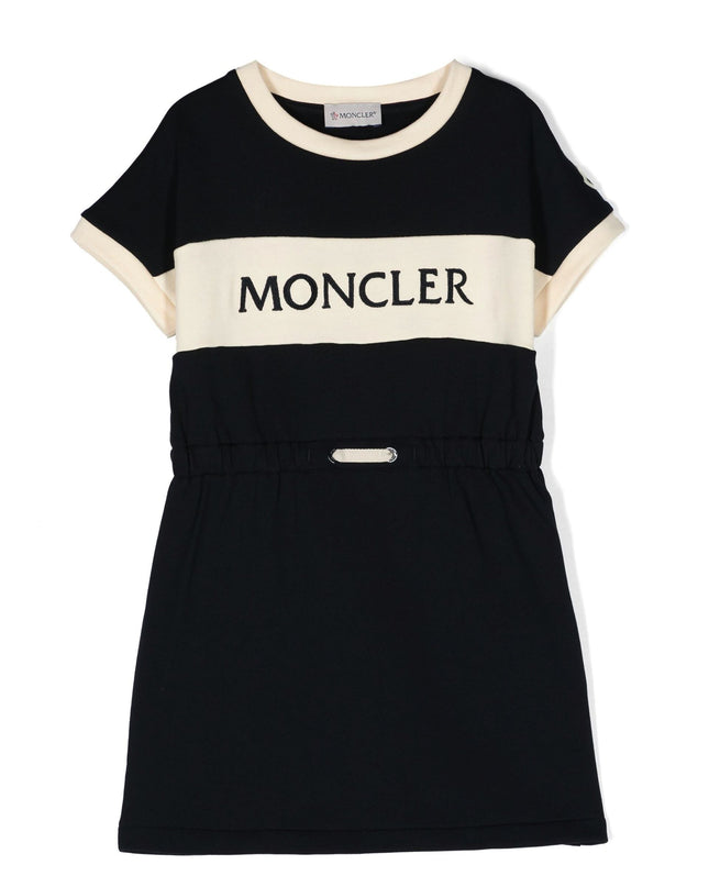 moncler-j1-954-8i000-05-809ag-f70-Navy Logo Dress