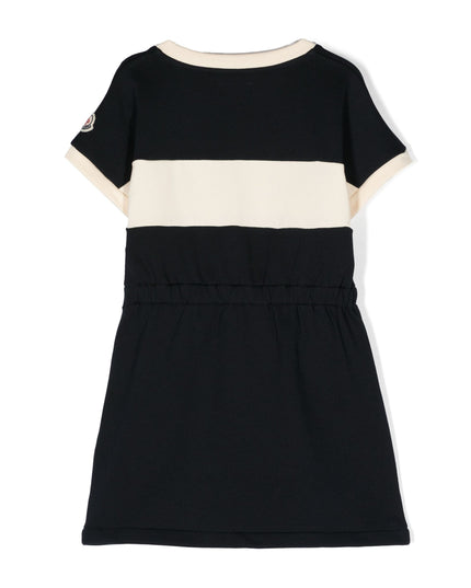 moncler-j1-954-8i000-05-809ag-f70-Navy Logo Dress