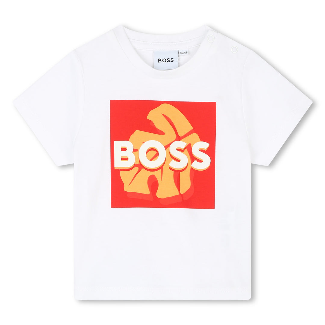 boss-j50615-10p-bb-White Logo T-Shirt