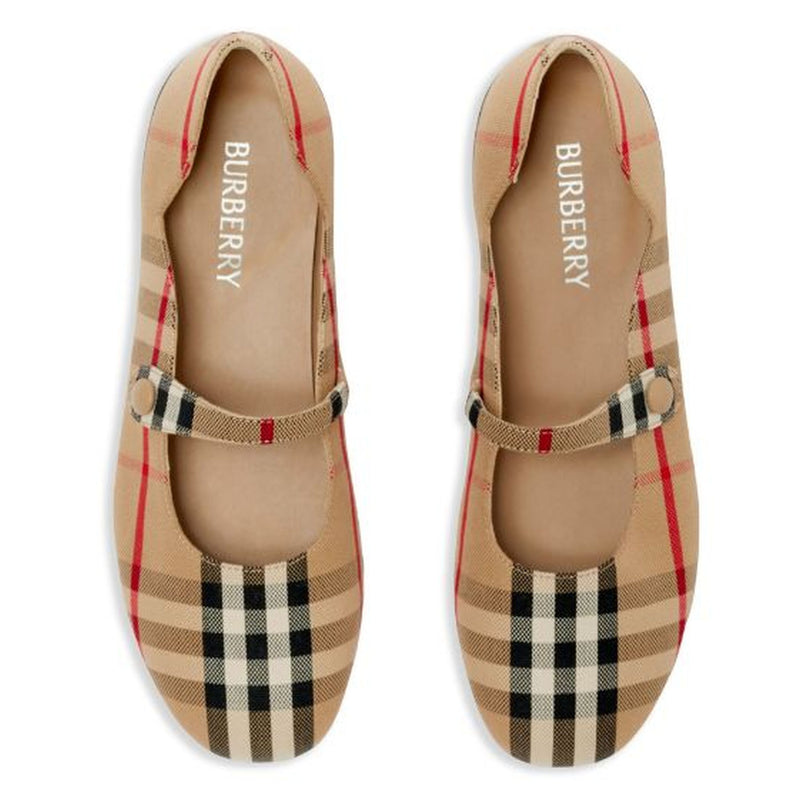 burberry-Beige Ckecked Ballet Flats-8075134-c-k1-seth-chk-131833-a7028