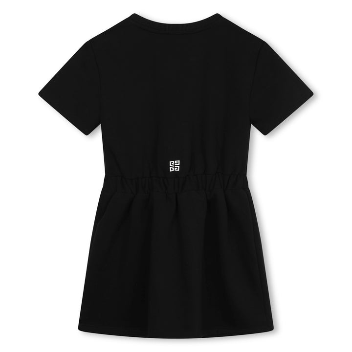 givenchy-h30040-09b-kg-Black Logo Dress