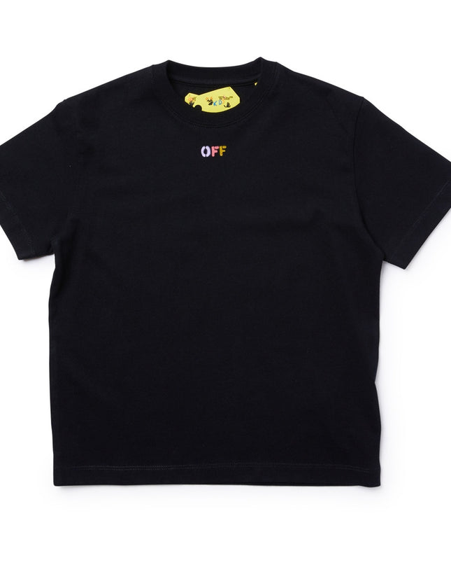 off-white-ogaa001s24jer0011084-Black Arrow Rainbow T-Shirt