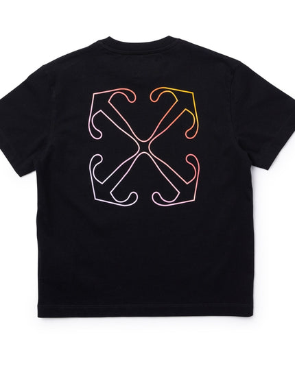 off-white-ogaa001s24jer0011084-Black Arrow Rainbow T-Shirt
