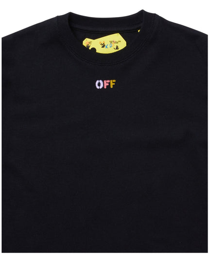 off-white-ogaa001s24jer0011084-Black Arrow Rainbow T-Shirt