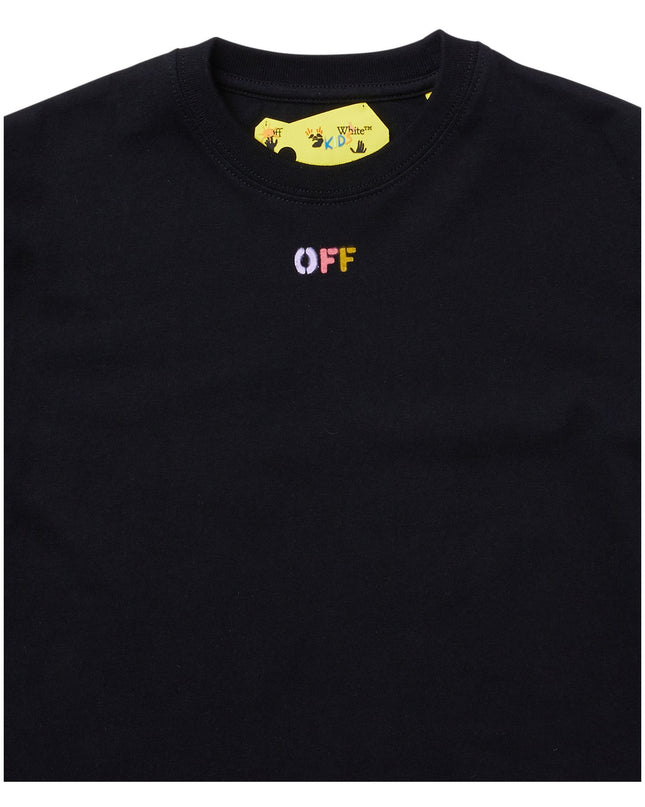 off-white-ogaa001s24jer0011084-Black Arrow Rainbow T-Shirt