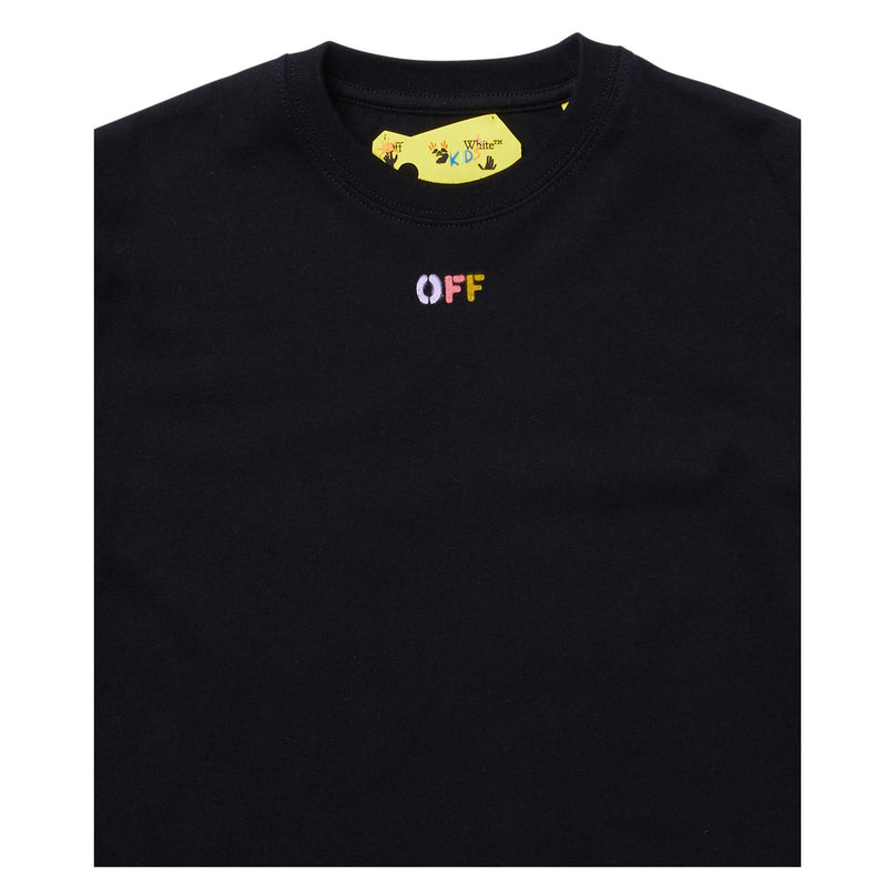 off-white-ogaa001s24jer0011084-Black Arrow Rainbow T-Shirt