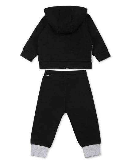 Black Colorblock Tracksuit