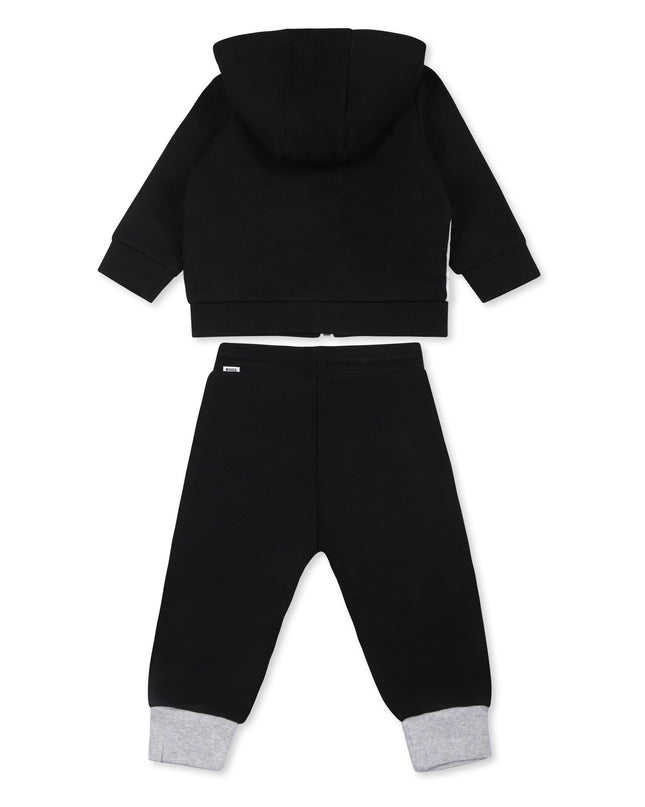 Black Colorblock Tracksuit