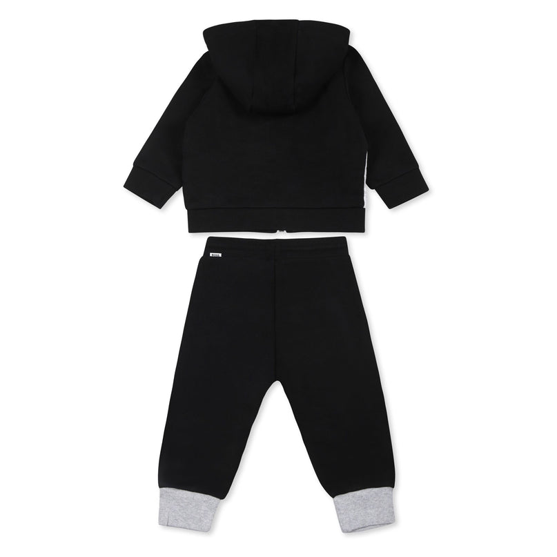 Black Colorblock Tracksuit