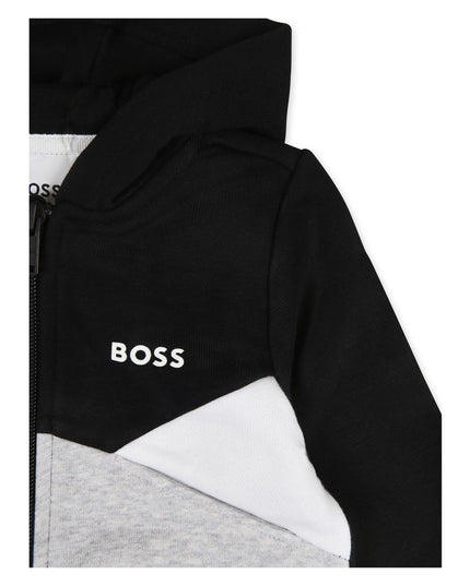 Black Colorblock Tracksuit