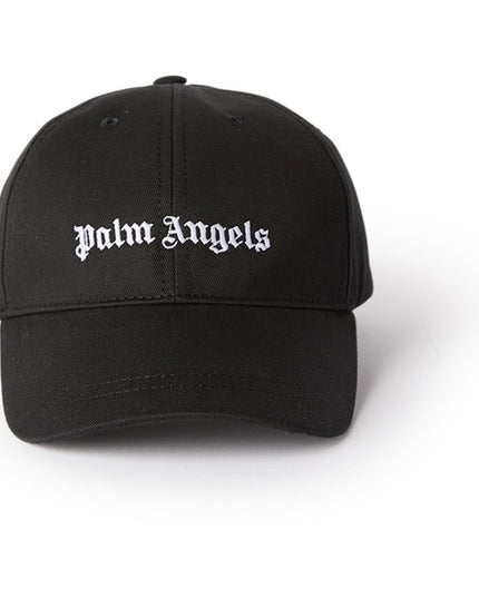 palm-angels-pglb001c99fab0011001-Black Logo Cap