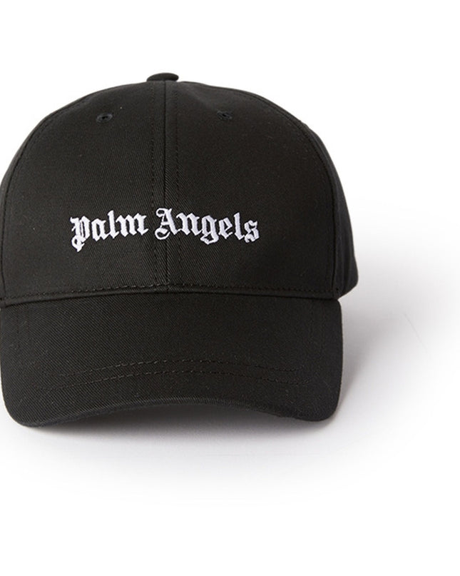 palm-angels-pglb001c99fab0011001-Black Logo Cap