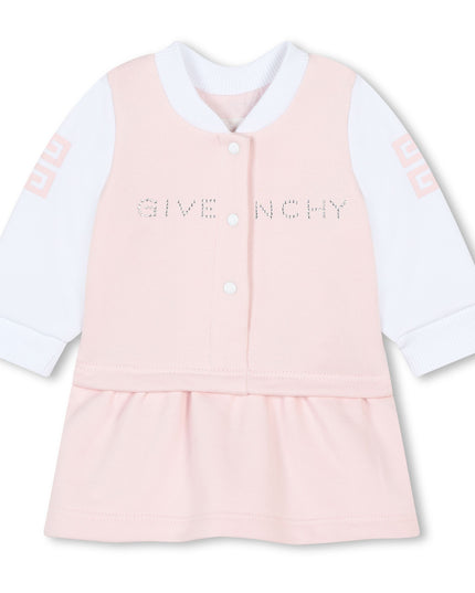 Pink Marshmallow Leggings Dress Set