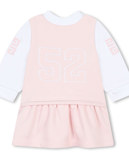 Pink Marshmallow Leggings Dress Set