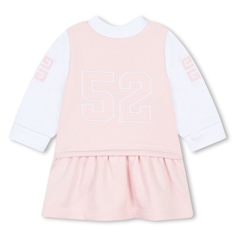 Pink Marshmallow Leggings Dress Set
