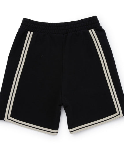 palm-angels-pbci007s24fle0011001-Black Logo Shorts