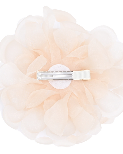 Pearl Ribbon Flower Hairclip