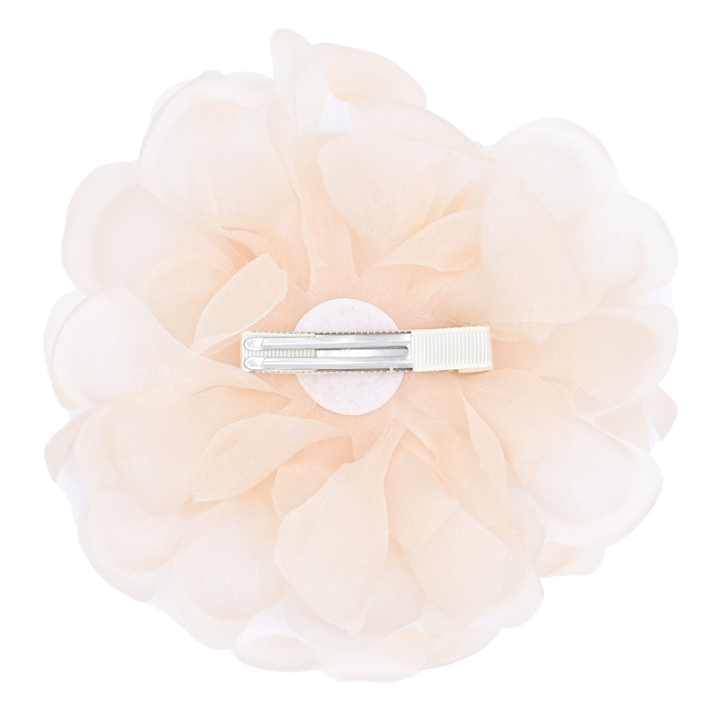 Pearl Ribbon Flower Hairclip