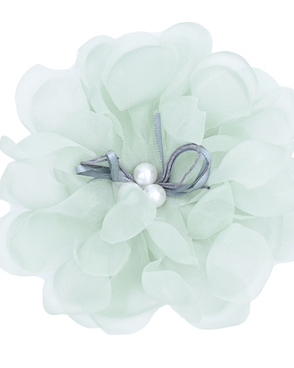 Pearl Ribbon Flower Hairclip