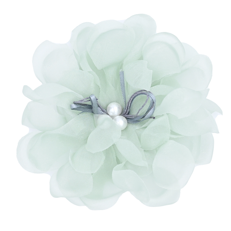 Pearl Ribbon Flower Hairclip