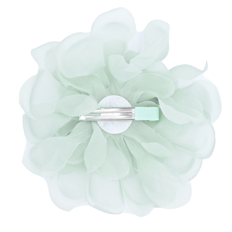 Pearl Ribbon Flower Hairclip
