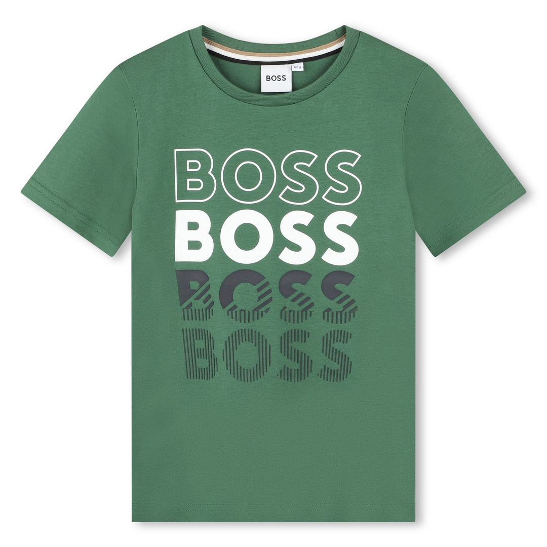 boss-j50775-651-kb-Green Logo T-Shirt