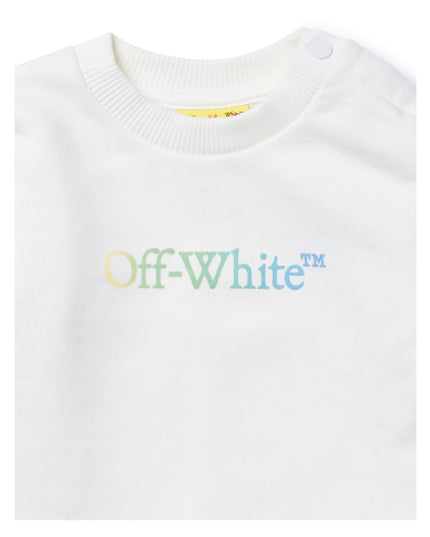 off-white-ob2x012s24fle0010184-White Arrows Sweatshirt and Sweatshorts Set 