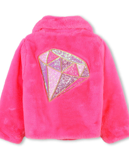 kids-atelier-billieblush-kid-girl-pink-neon-fleece-coat-u20436-47a