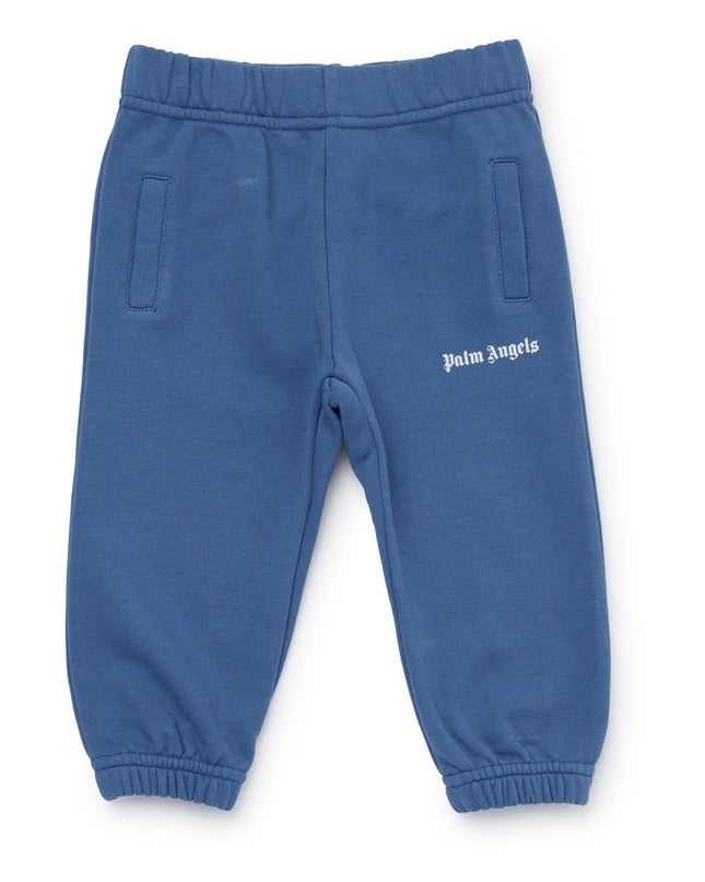 palm-angels-pbxd003s24fle0014501-Blue Logo Sweatpants