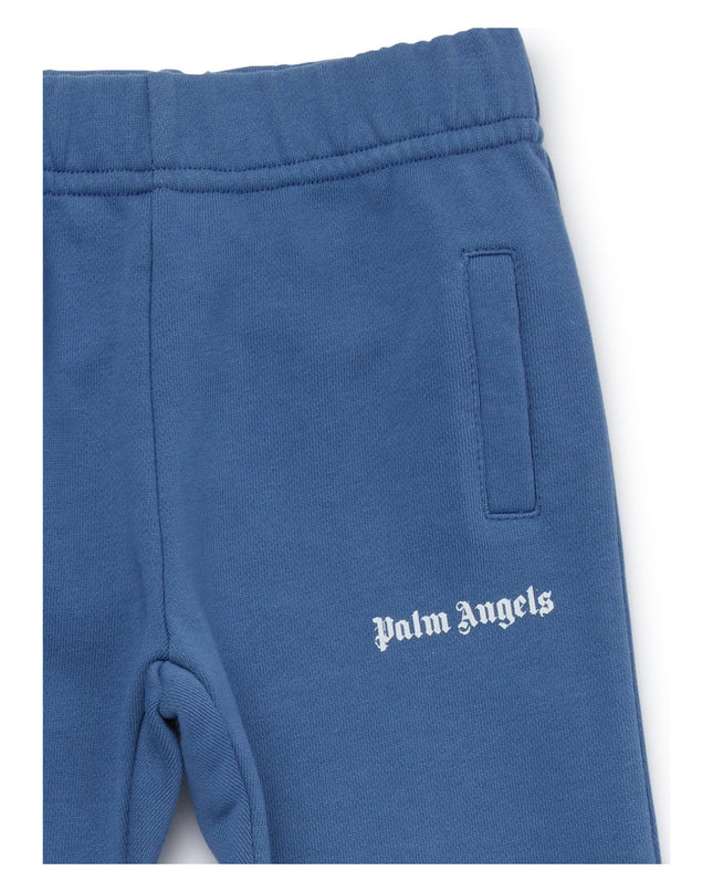 palm-angels-pbxd003s24fle0014501-Blue Logo Sweatpants