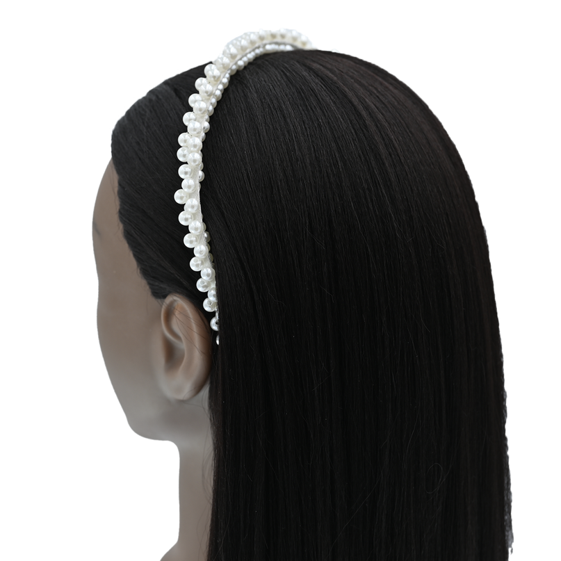 Multi-Styled Mini Pearl Headband