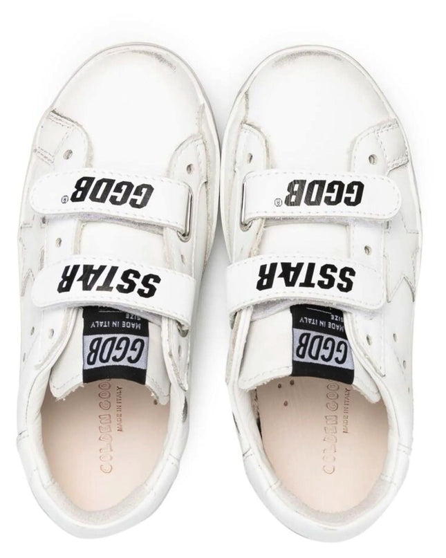 golden-goose-gjf00111-f000419-10100-White Old School Young Sneakers