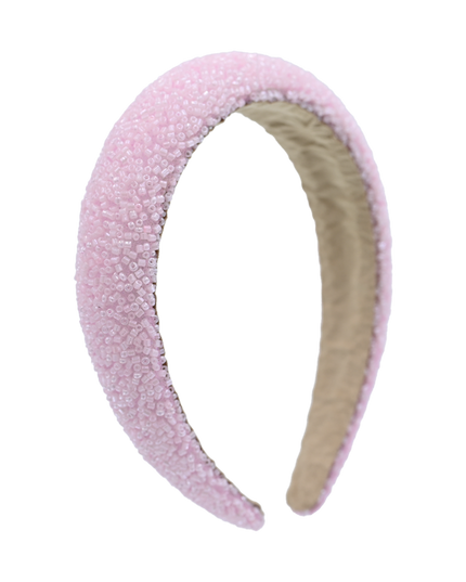 Multicolored Wide Beaded Headband