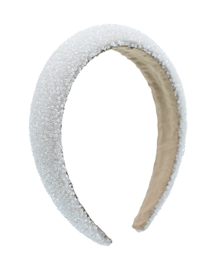 Multicolored Wide Beaded Headband