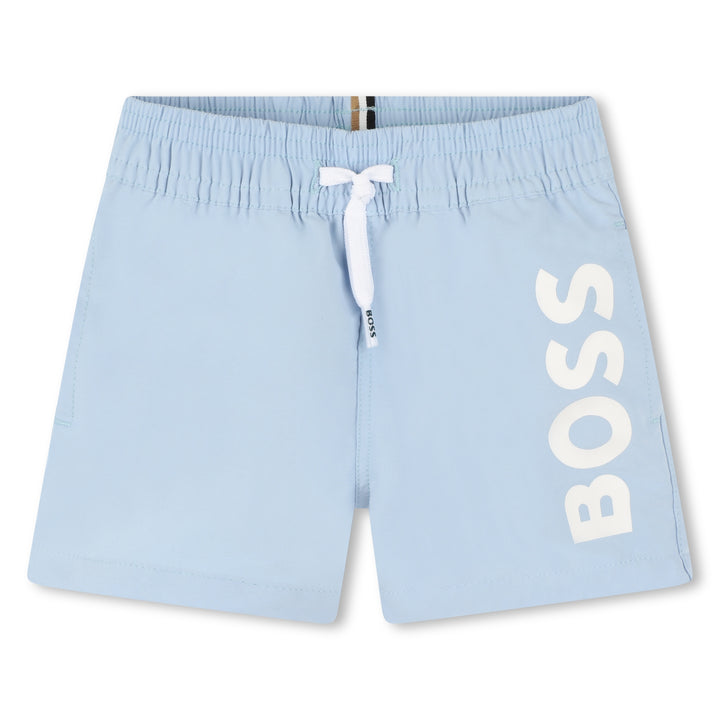 boss-j50569-783-bb-Light Blue Logo Shorts